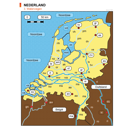 Afbeelding van Nederland : Waterwegen