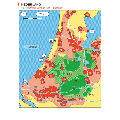 Afbeelding van Nederland : Randstad, Groene Hart, Europoort