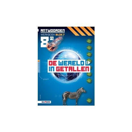 Afbeelding van De wereld in getallen 5e versie : Groep 8, blok 7 FS : Antwoordenboek