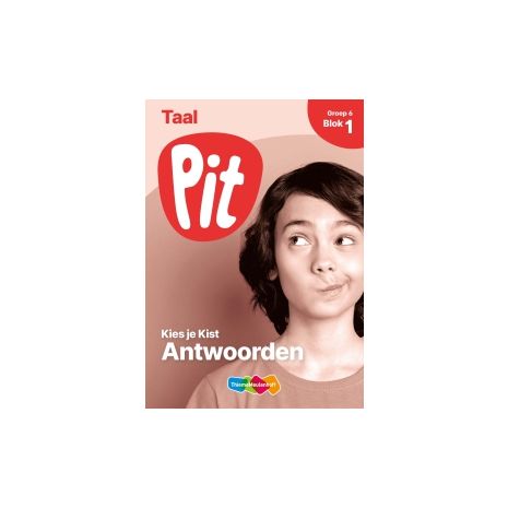 Afbeelding van Pit Taal : Groep 6, blok 2 : Antwoordenboek