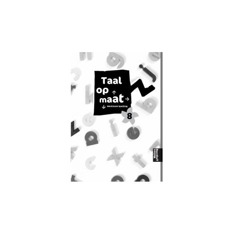 Afbeelding van Taal op maat Spelling : 8 : Werkboek Afbeelding van Taal op maat Spelling : 8 : Werkboek