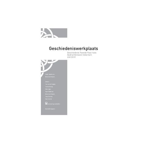Afbeelding van Geschiedeniswerkplaats : havo tweede fase : Historisch overzicht : opdrachtenboek Afbeelding van Geschiedeniswerkplaats : havo tweede fase : Historisch overzicht : opdrachtenboek