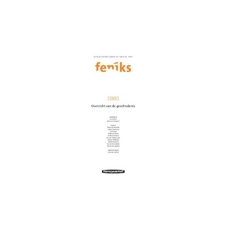 Afbeelding van Feniks 1e dr : vwo tweede fase : Overzicht van de geschiedenis : Lesboek Afbeelding van Feniks 1e dr : vwo tweede fase : Overzicht van de geschiedenis : Lesboek
