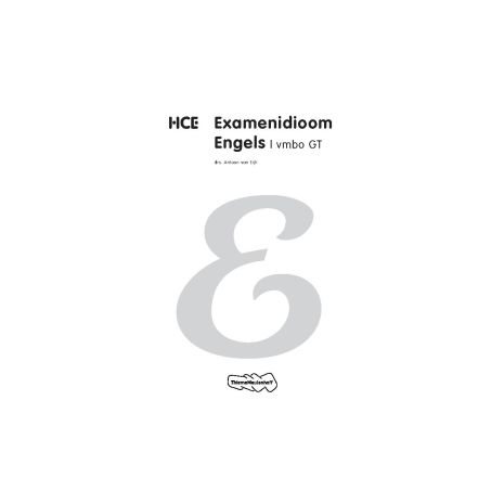 Afbeelding van HCE Engels : vmbo-gt : Examenidioom Afbeelding van HCE Engels : vmbo-gt : Examenidioom