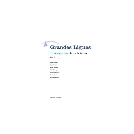 Afbeelding van Grandes lignes 4e ed : 1 vmbo-gt/havo AB : Livre de textes Afbeelding van Grandes lignes 4e ed : 1 vmbo-gt/havo AB : Livre de textes
