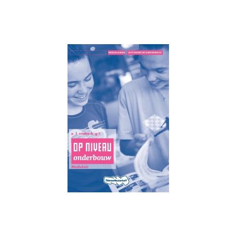 Afbeelding van Op niveau modulair : 1 vmbo-kgt : Werkboek