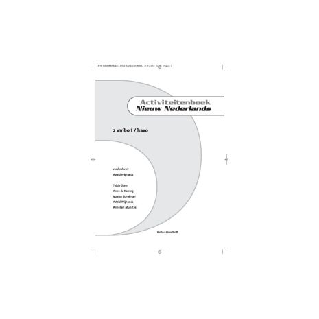 Afbeelding van Nieuw Nederlands 4e ed : 2 vmbo-t/havo : Activiteitenboek