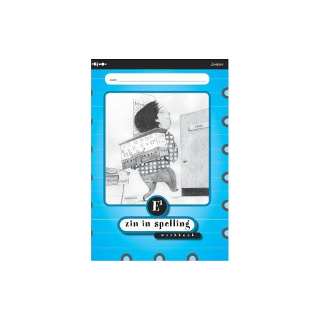 Afbeelding van Zin in spelling : E1 : Werkboek Afbeelding van Zin in spelling : E1 : Werkboek