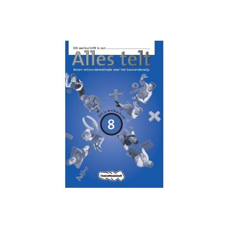 Afbeelding van Alles telt 1e dr : Groep 8 : Werkschrift