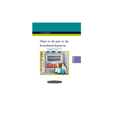 Afbeelding van Vlam in de pan in de brandweerkazerne (Leesweg : Niveau 8-7)