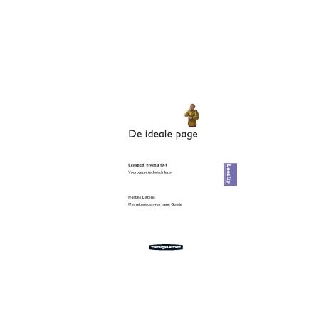 Afbeelding van De ideale page (Leespad : Niveau 10-1)