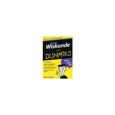 Afbeelding van De kleine wiskunde voor dummies Afbeelding van De kleine wiskunde voor dummies