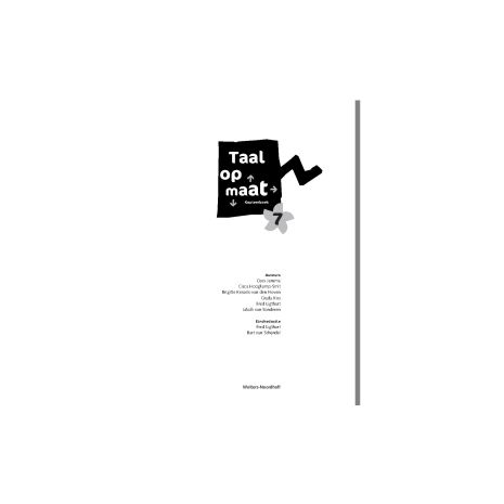 Afbeelding van Taal op maat : 7 : Kopieerboek Afbeelding van Taal op maat : 7 : Kopieerboek