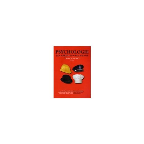 Afbeelding van Psychologie van arbeid en organisatie Afbeelding van Psychologie van arbeid en organisatie