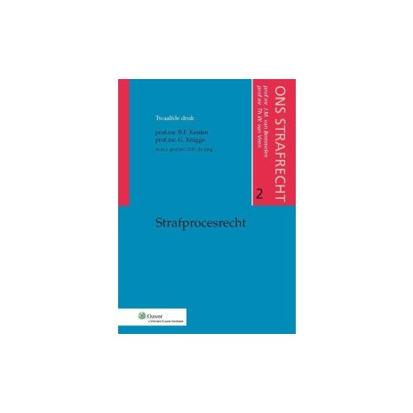 Afbeelding van Strafprocesrecht 12e dr