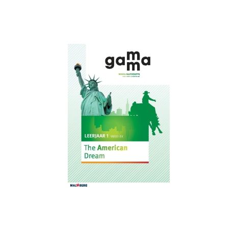 Afbeelding van GaMMa 2e dr : 1 vmbo-bk : The American dream Afbeelding van GaMMa 2e dr : 1 vmbo-bk : The American dream