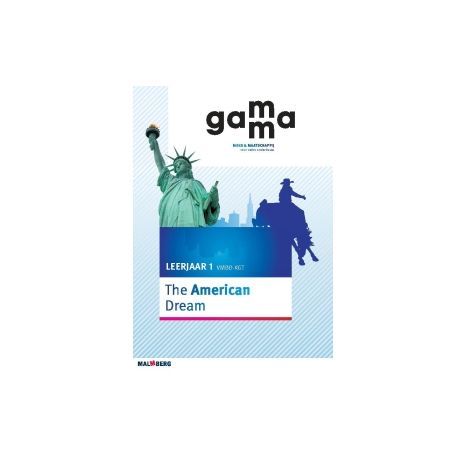 Afbeelding van GaMMa 2e dr : 1 vmbo-kgt : The American dream Afbeelding van GaMMa 2e dr : 1 vmbo-kgt : The American dream