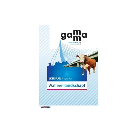 Afbeelding van GaMMa 2e dr : 1 vmbo-kgt : Wat een landschap!