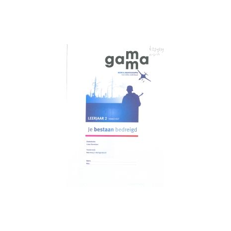 Afbeelding van GaMMa 2e dr : 2 vmbo-kgt : Je bestaan bedreigd