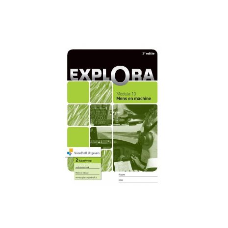 Afbeelding van Explora : 2 havo/vwo : Module 10 : Mens en machine : Activiteitenboek