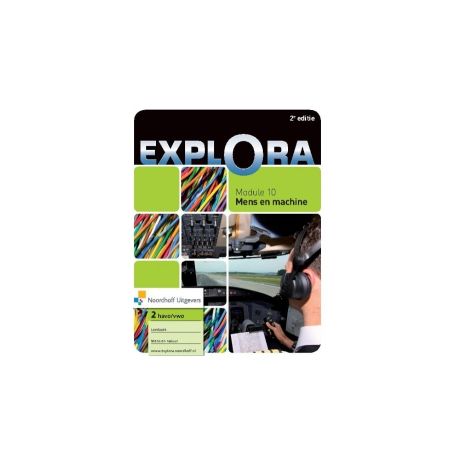 Afbeelding van Explora : 2 havo/vwo : Module 10 : Mens en machine : Leerboek Afbeelding van Explora : 2 havo/vwo : Module 10 : Mens en machine : Leerboek