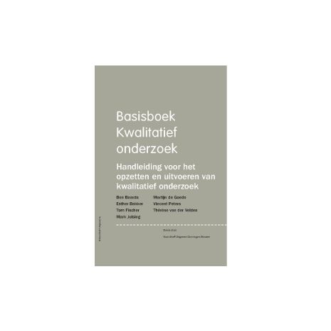 Afbeelding van Basisboek kwalitatief onderzoek