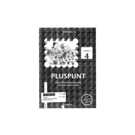 Afbeelding van Pluspunt 2e ed : Groep 4 A : Werkboek Afbeelding van Pluspunt 2e ed : Groep 4 A : Werkboek