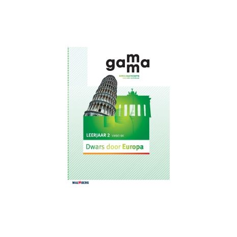 Afbeelding van GaMMa 2e dr : 2 vmbo-bk : Dwars door Europa