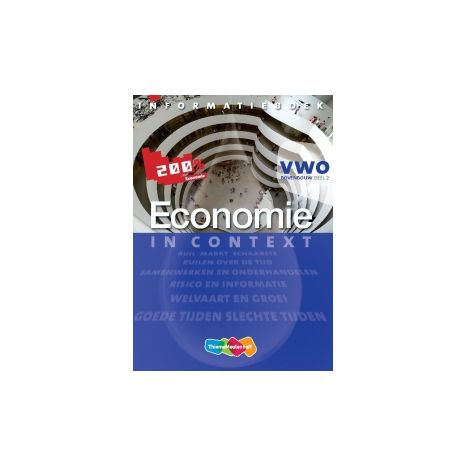 Afbeelding van Economie in context : vwo 2 : Informatieboek Afbeelding van Economie in context : vwo 2 : Informatieboek