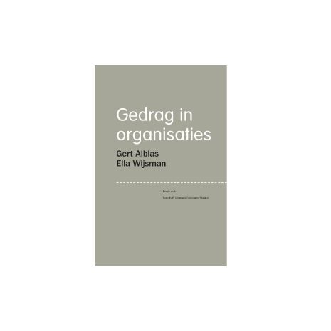 Afbeelding van Gedrag in organisaties (6de druk) Afbeelding van Gedrag in organisaties (6de druk)