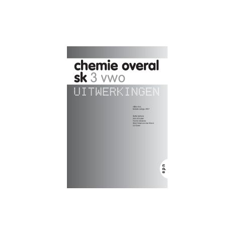 Afbeelding van Chemie overal 5e druk : vwo 3 : Uitwerkingen