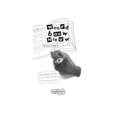 Afbeelding van Woordbouw nieuw : Blok 2 : Bouwschrift Afbeelding van Woordbouw nieuw : Blok 2 : Bouwschrift