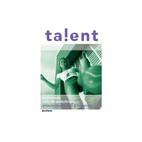 Afbeelding van Talent : 2 havo : Antwoordenboek Afbeelding van Talent : 2 havo : Antwoordenboek