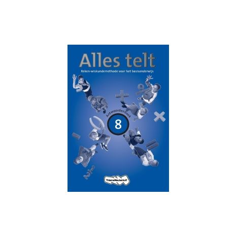 Afbeelding van Alles telt 1e dr : Groep 8 : Antwoordenboek