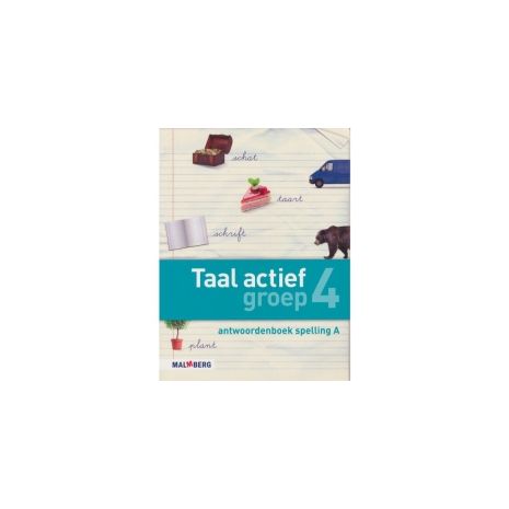 Afbeelding van Taal actief Spelling 4e ed : Groep 4 A : Antwoordenboek