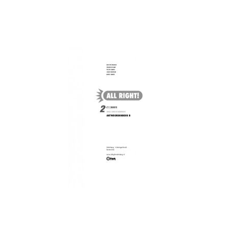 Afbeelding van All right! : 2 vmbo-t/havo A : Antwoordenboek