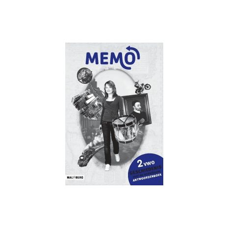 Afbeelding van MeMo 3e dr : 2 vwo : Antwoordenboek Afbeelding van MeMo 3e dr : 2 vwo : Antwoordenboek