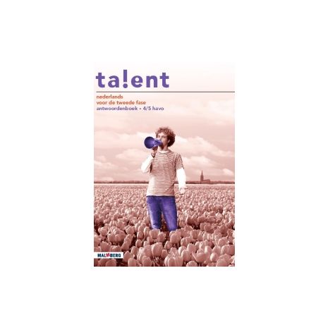 Afbeelding van Talent : 4+5 havo : Antwoordenboek Afbeelding van Talent : 4+5 havo : Antwoordenboek