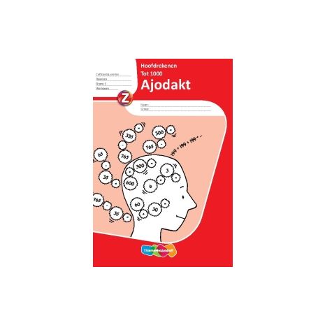 Afbeelding van Ajodakt Rekenen : Groep 5 : Hoofdrekenen : Werkboek Afbeelding van Ajodakt Rekenen : Groep 5 : Hoofdrekenen : Werkboek