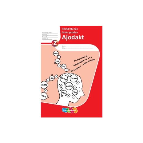 Afbeelding van Ajodakt Rekenen : Groep 8 : Hoofdrekenen : Werkboek Afbeelding van Ajodakt Rekenen : Groep 8 : Hoofdrekenen : Werkboek