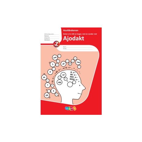 Afbeelding van Ajodakt Rekenen : Groep 5+6 : Hoofdrekenen : Werkboek Afbeelding van Ajodakt Rekenen : Groep 5+6 : Hoofdrekenen : Werkboek