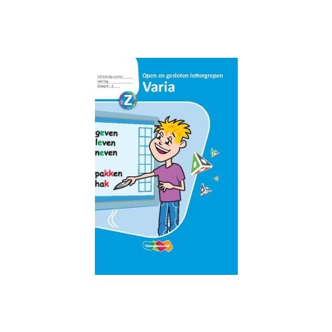Afbeelding van Varia Spelling : Groep 4+5+6 : Open en gesloten lettergrepen : Leerlingboek