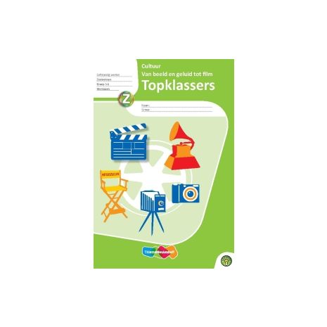Afbeelding van Topklassers Cultuur : Groep 5+6 : Van beeld en geluid tot film : Werkboek