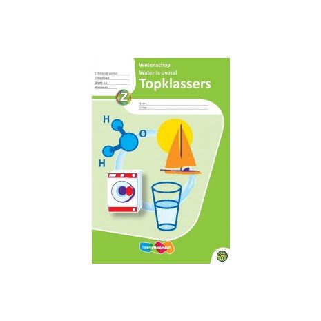 Afbeelding van Topklassers Wetenschap : Groep 5+6 : Water is overal : Werkboek