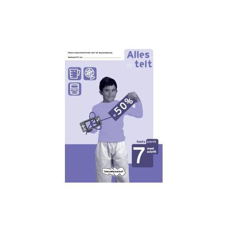 Afbeelding van Alles telt 2e dr : 7 : Toetsschrift maatschrift Afbeelding van Alles telt 2e dr : 7 : Toetsschrift maatschrift