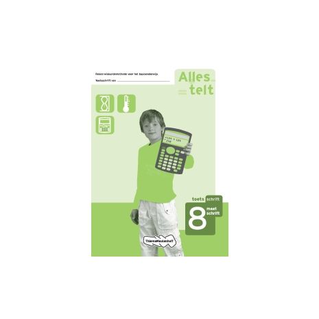 Afbeelding van Alles telt 2e dr : 8 : Toetschrift maatschrift