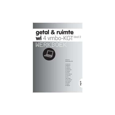 Afbeelding van Getal & ruimte 4e ed : 4 vmbo-kgt 2 : Werkboek Afbeelding van Getal & ruimte 4e ed : 4 vmbo-kgt 2 : Werkboek
