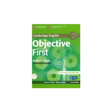 Afbeelding van Objective first : Student's book without answers Afbeelding van Objective first : Student's book without answers