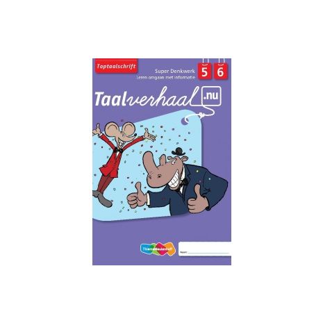 Afbeelding van Taalverhaal.nu Super denkwerk : 5+6 : Toptaalschrift Afbeelding van Taalverhaal.nu Super denkwerk : 5+6 : Toptaalschrift