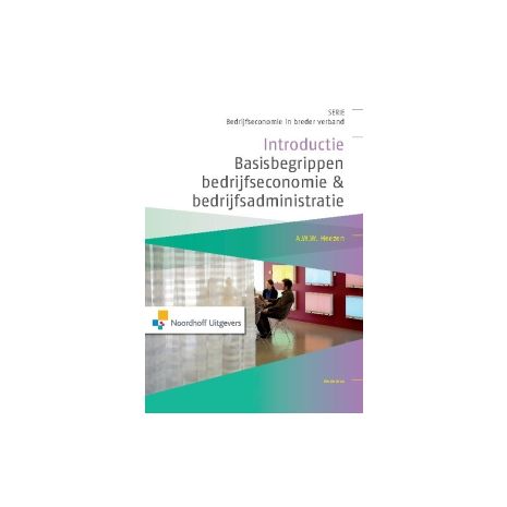Afbeelding van Introductie basisbegrippen bedrijfseconomie en bedrijfsadministratie